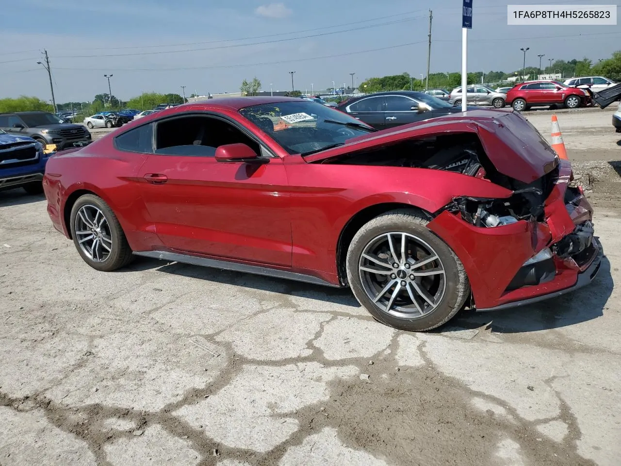 2017 Ford Mustang VIN: 1FA6P8TH4H5265823 Lot: 55145954