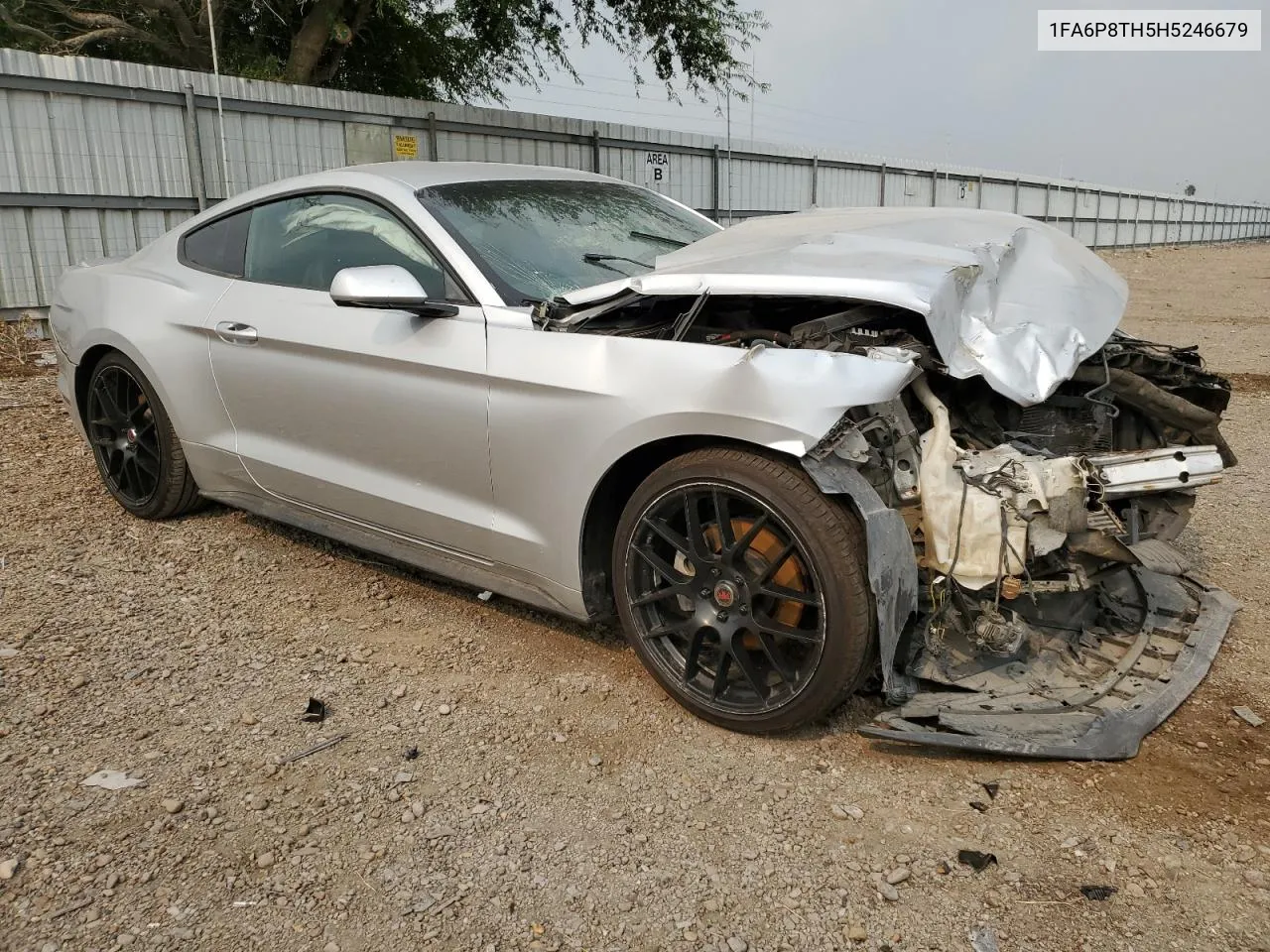 2017 Ford Mustang VIN: 1FA6P8TH5H5246679 Lot: 55631664