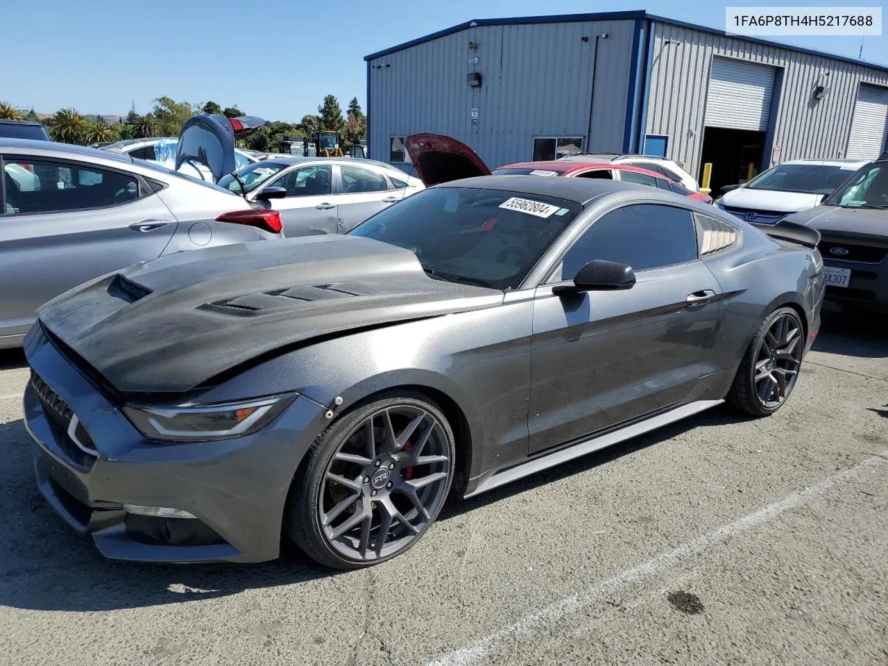 2017 Ford Mustang VIN: 1FA6P8TH4H5217688 Lot: 55962804