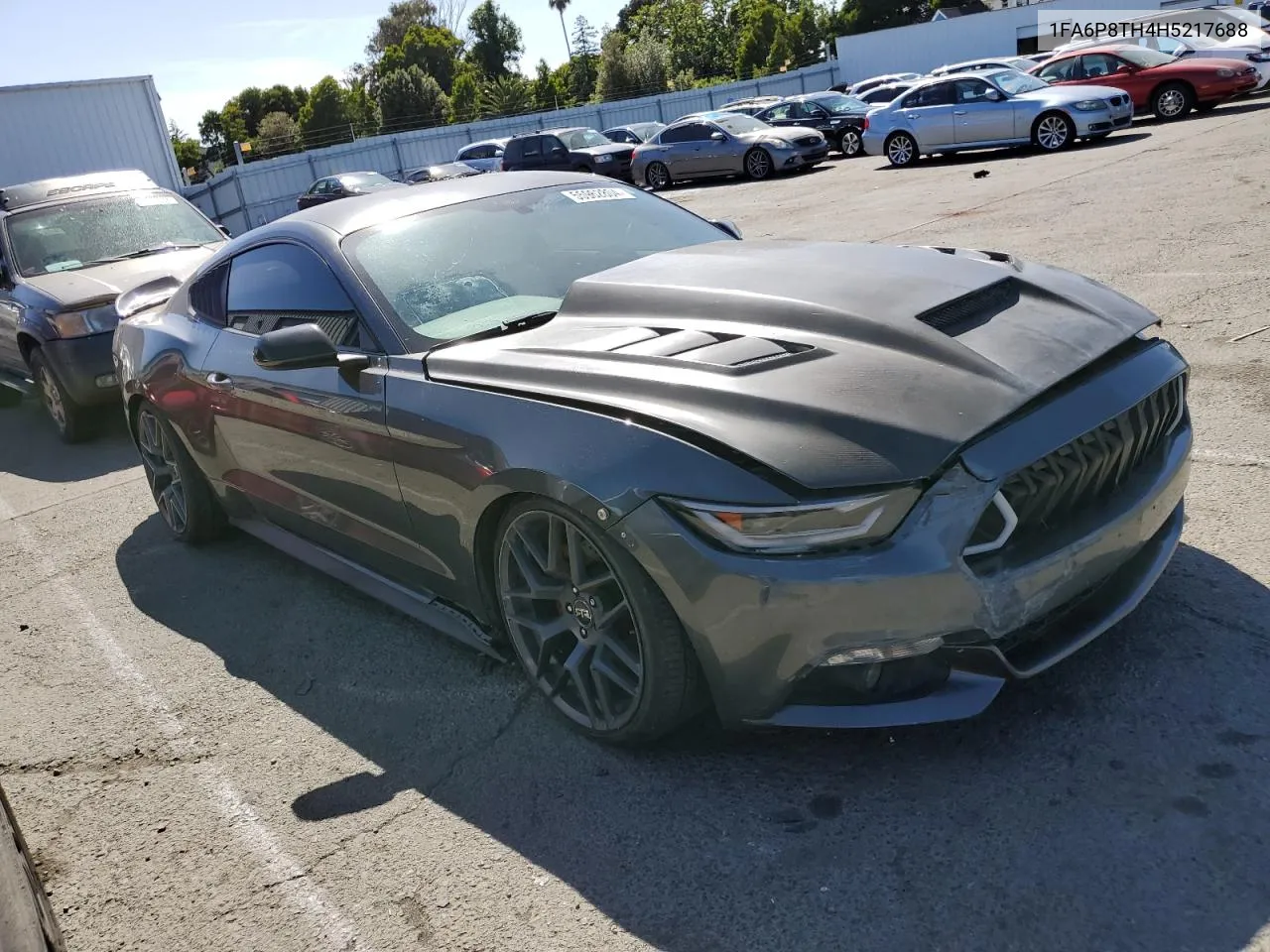 2017 Ford Mustang VIN: 1FA6P8TH4H5217688 Lot: 55962804