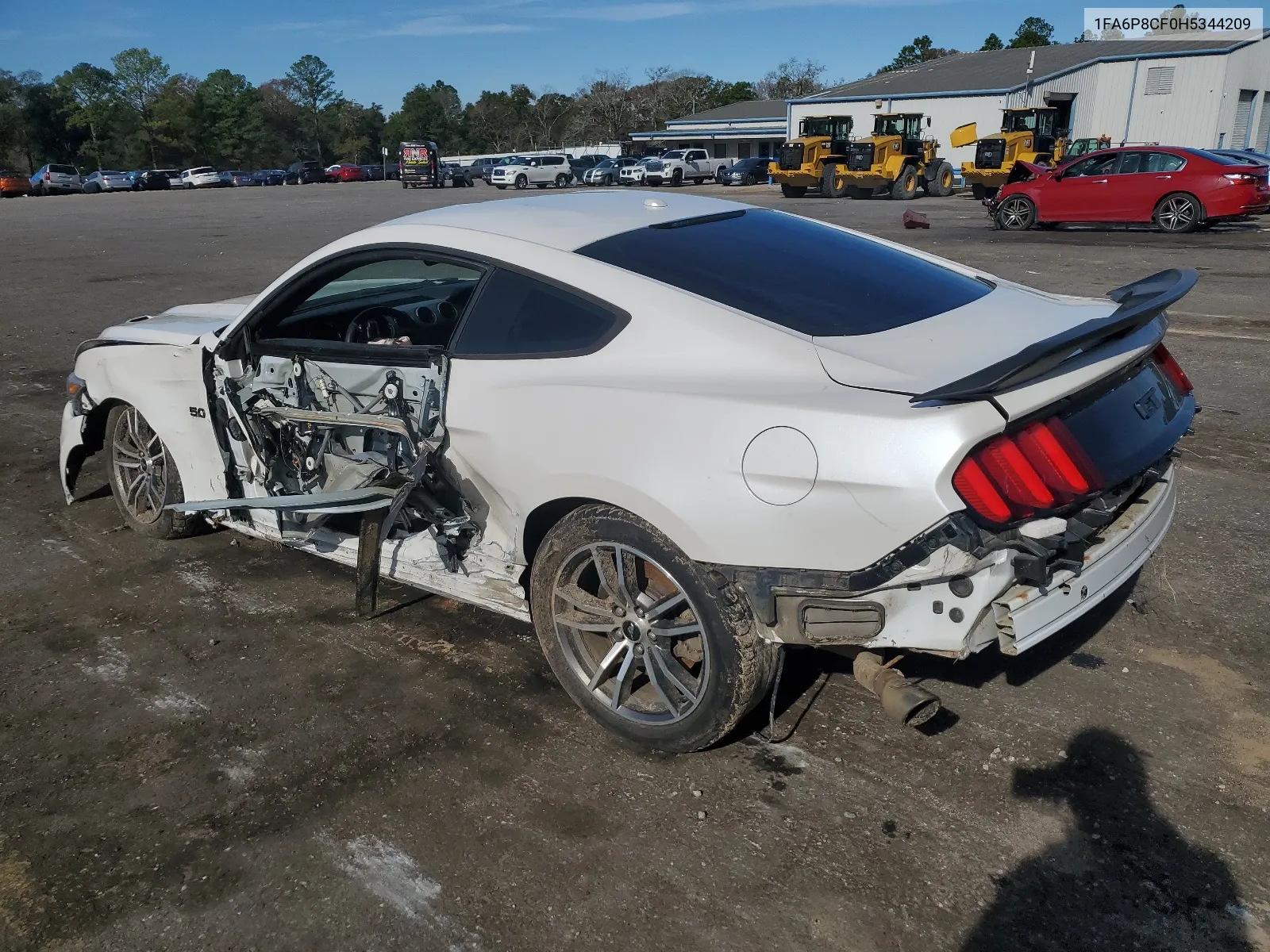 2017 Ford Mustang Gt VIN: 1FA6P8CF0H5344209 Lot: 56618794