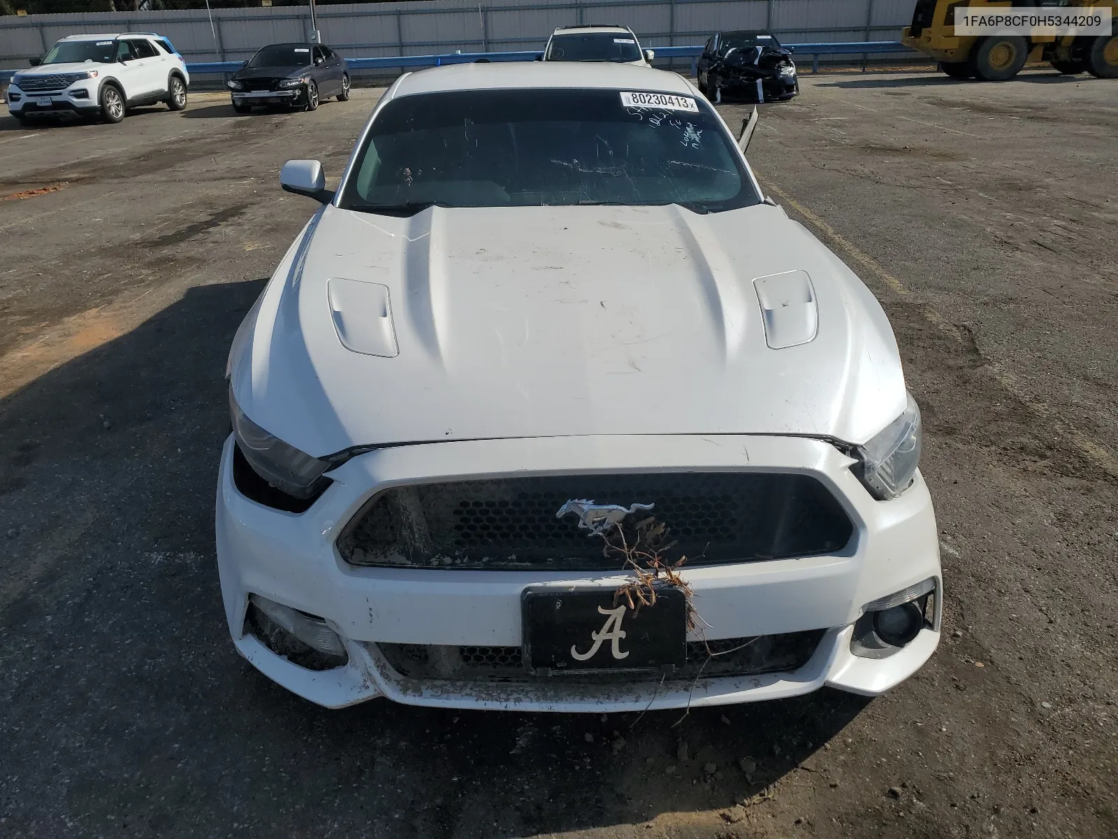 2017 Ford Mustang Gt VIN: 1FA6P8CF0H5344209 Lot: 56618794