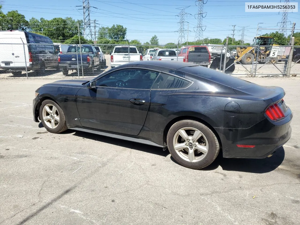 2017 Ford Mustang VIN: 1FA6P8AM3H5256353 Lot: 56821364