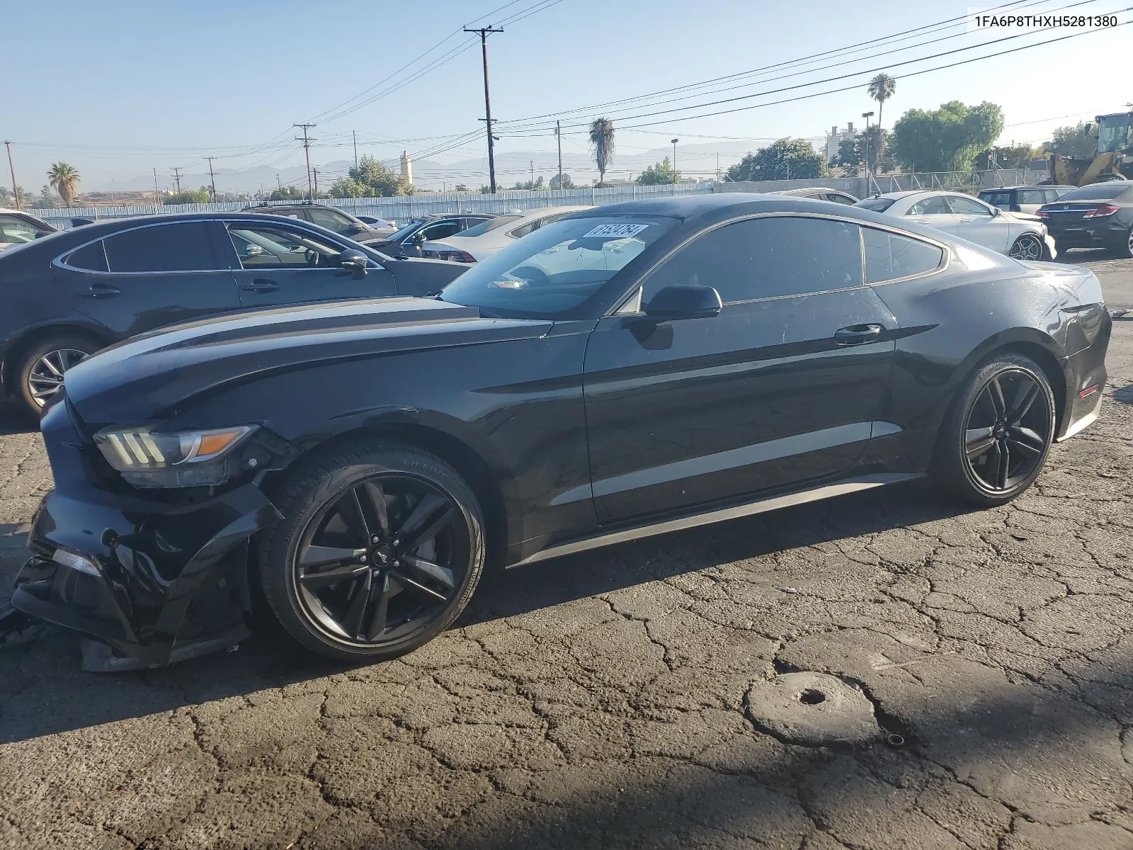 2017 Ford Mustang VIN: 1FA6P8THXH5281380 Lot: 61524764