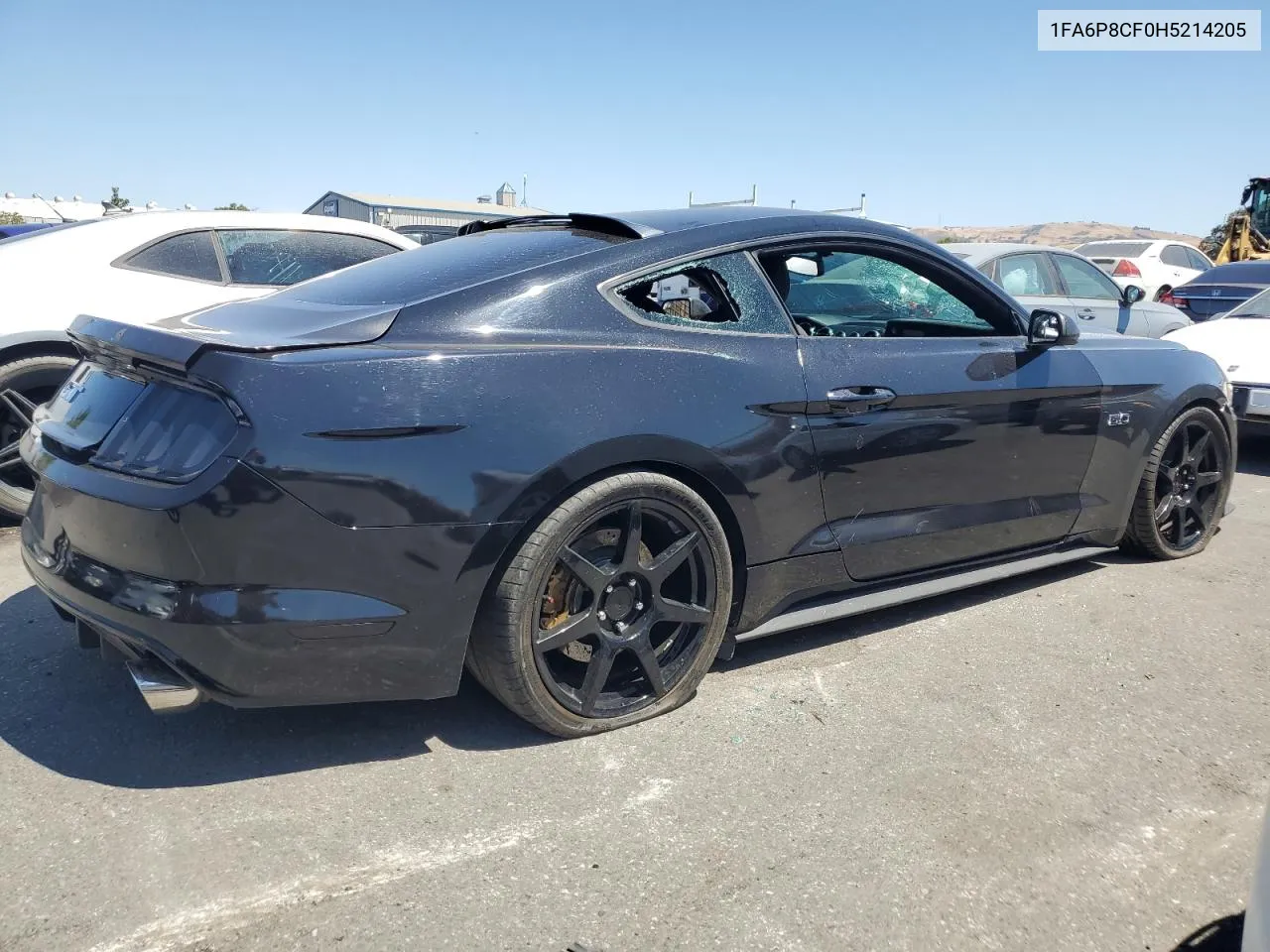 2017 Ford Mustang Gt VIN: 1FA6P8CF0H5214205 Lot: 61636114