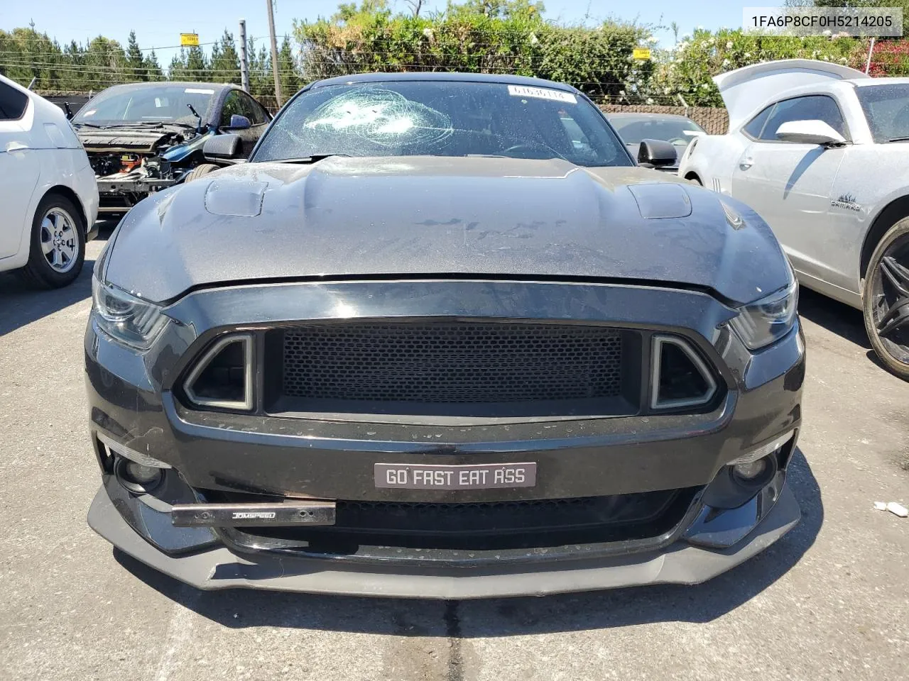 2017 Ford Mustang Gt VIN: 1FA6P8CF0H5214205 Lot: 61636114