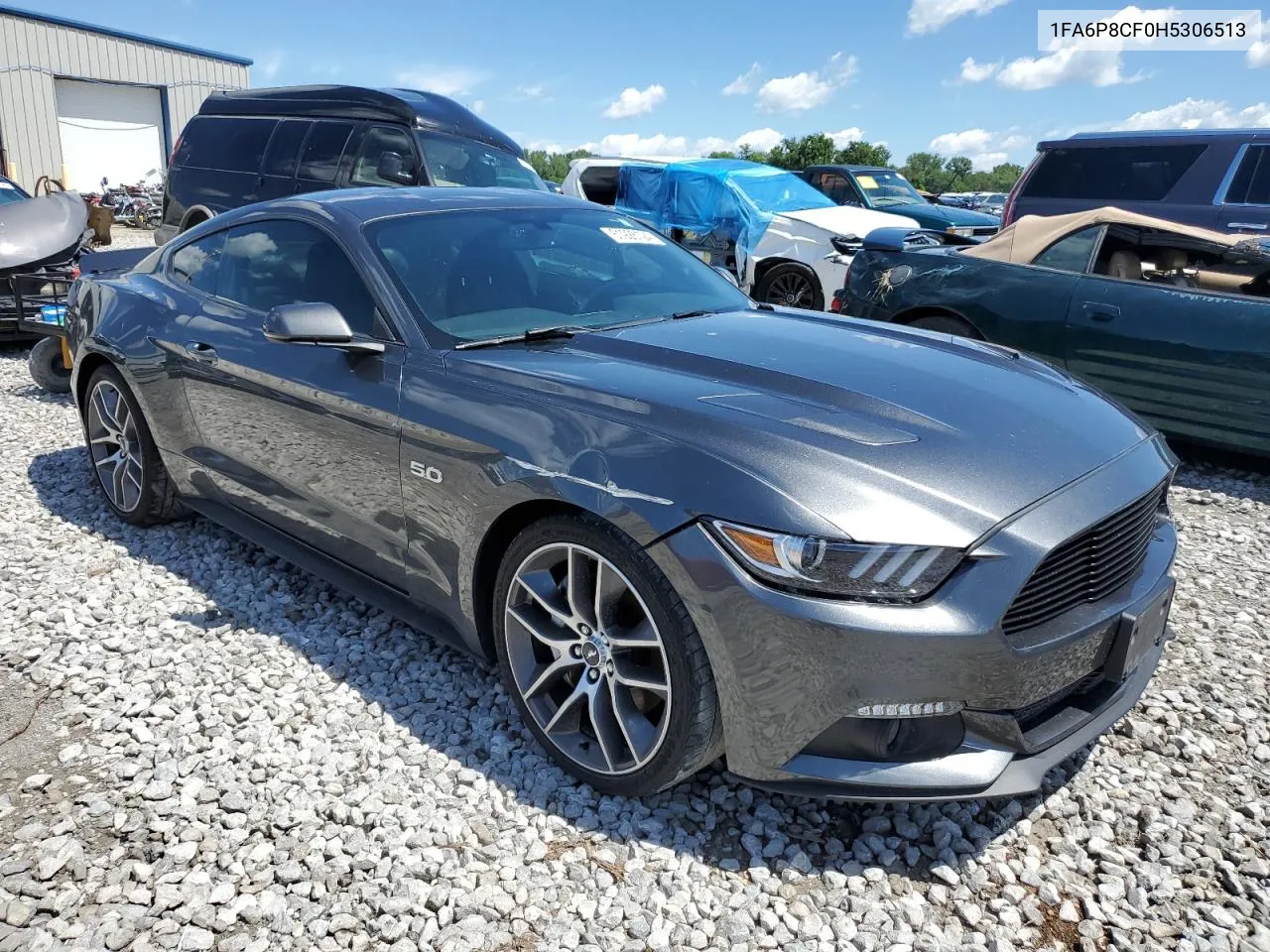 2017 Ford Mustang Gt VIN: 1FA6P8CF0H5306513 Lot: 61928124