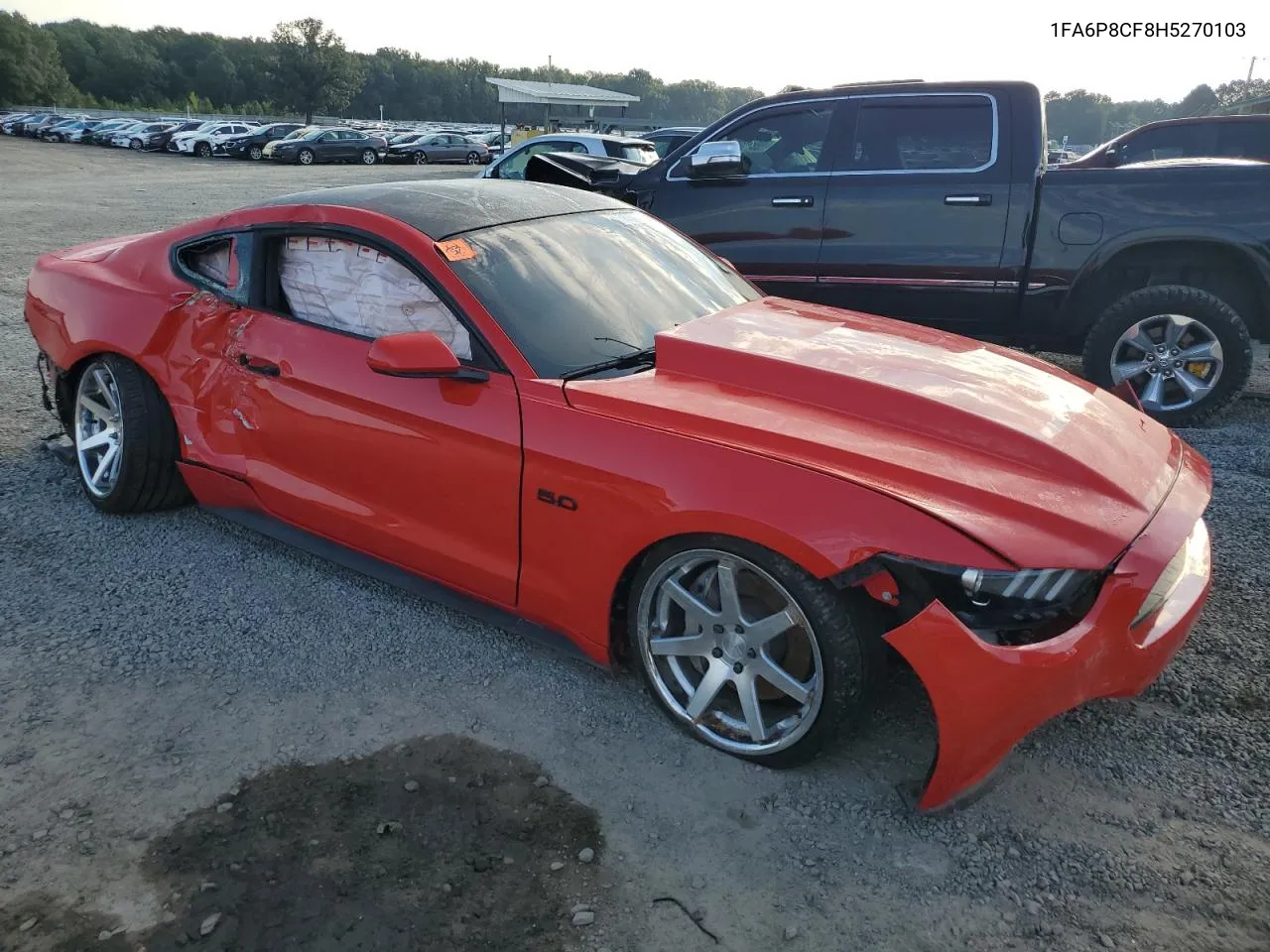 2017 Ford Mustang Gt VIN: 1FA6P8CF8H5270103 Lot: 62726624