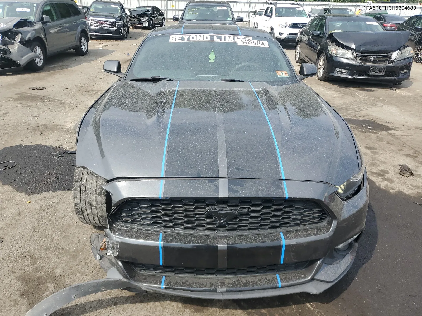 2017 Ford Mustang VIN: 1FA6P8TH3H5304689 Lot: 64226704