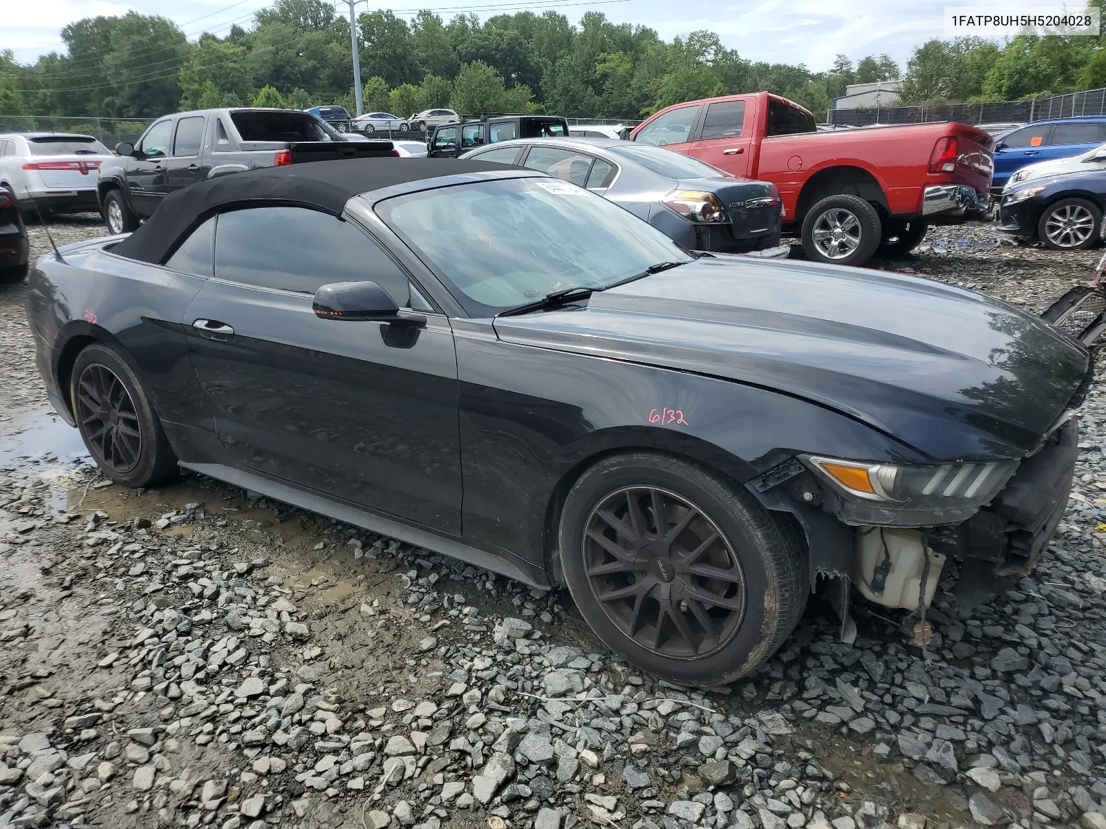 2017 Ford Mustang VIN: 1FATP8UH5H5204028 Lot: 64441764