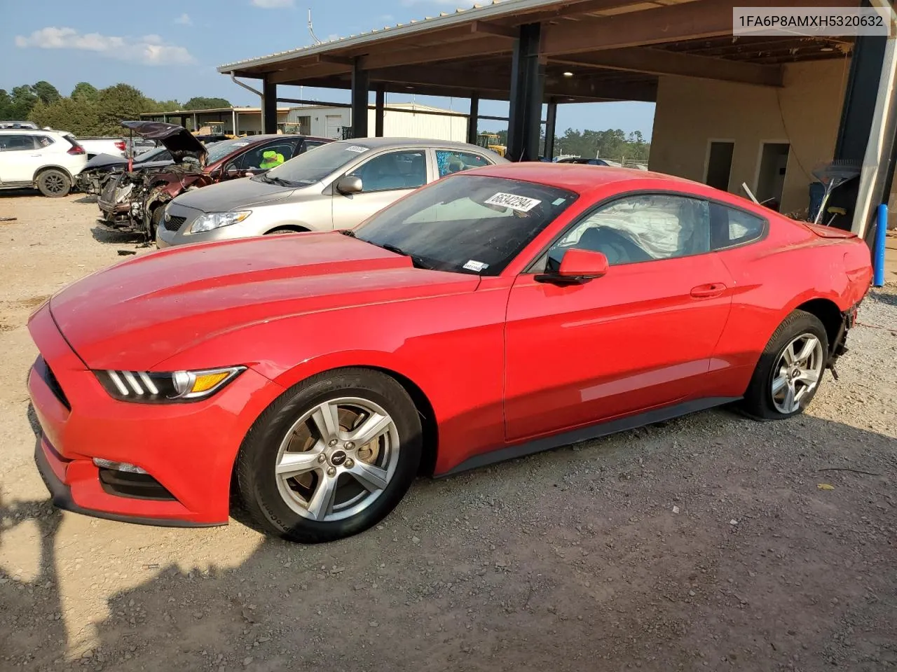 2017 Ford Mustang VIN: 1FA6P8AMXH5320632 Lot: 66342294