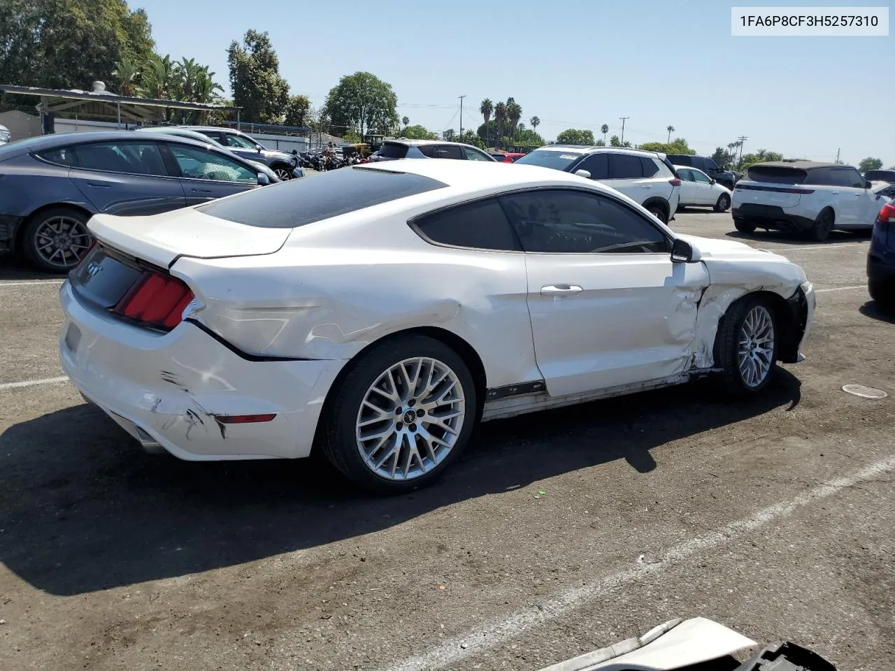 2017 Ford Mustang Gt VIN: 1FA6P8CF3H5257310 Lot: 66949914