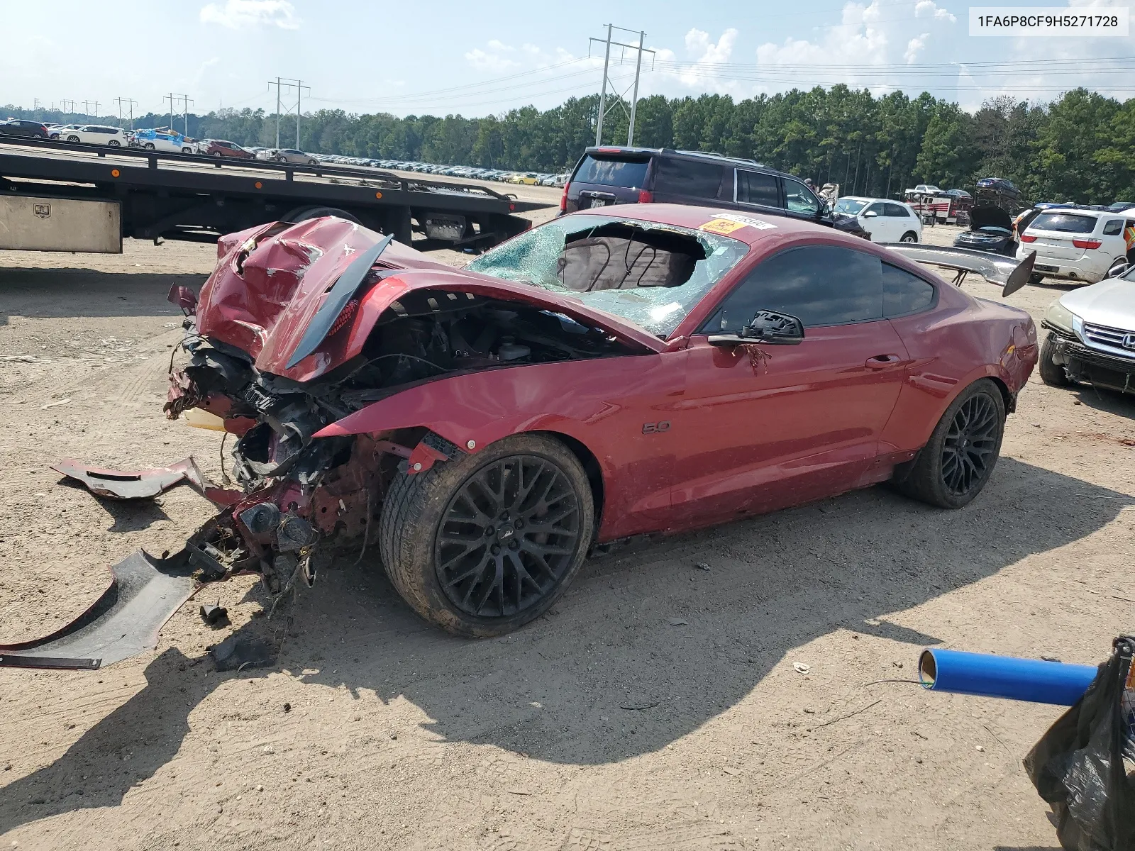 2017 Ford Mustang Gt VIN: 1FA6P8CF9H5271728 Lot: 67118594