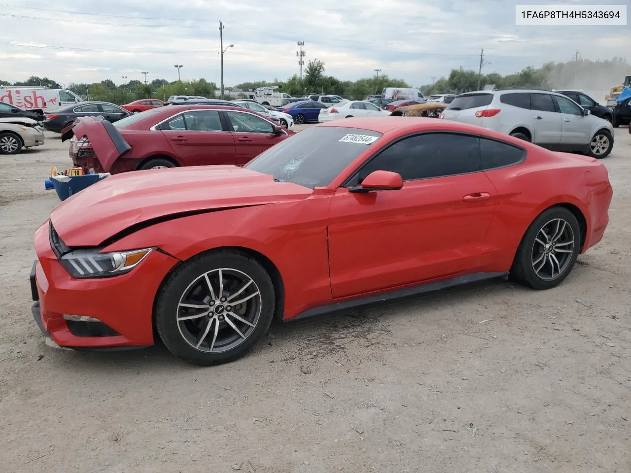 2017 Ford Mustang VIN: 1FA6P8TH4H5343694 Lot: 67462544