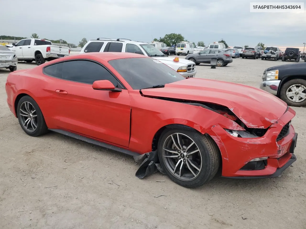 2017 Ford Mustang VIN: 1FA6P8TH4H5343694 Lot: 67462544