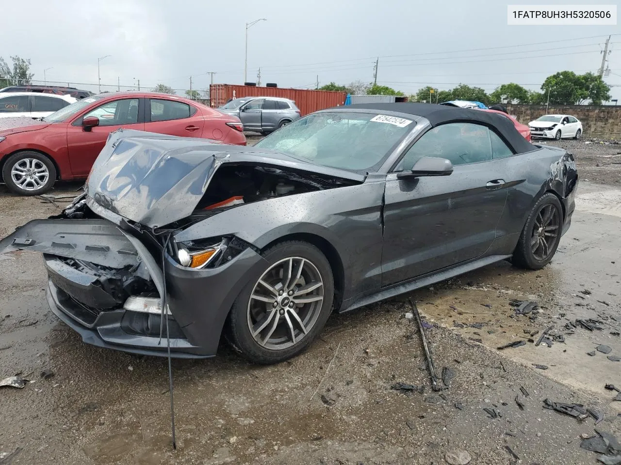 2017 Ford Mustang VIN: 1FATP8UH3H5320506 Lot: 67542524