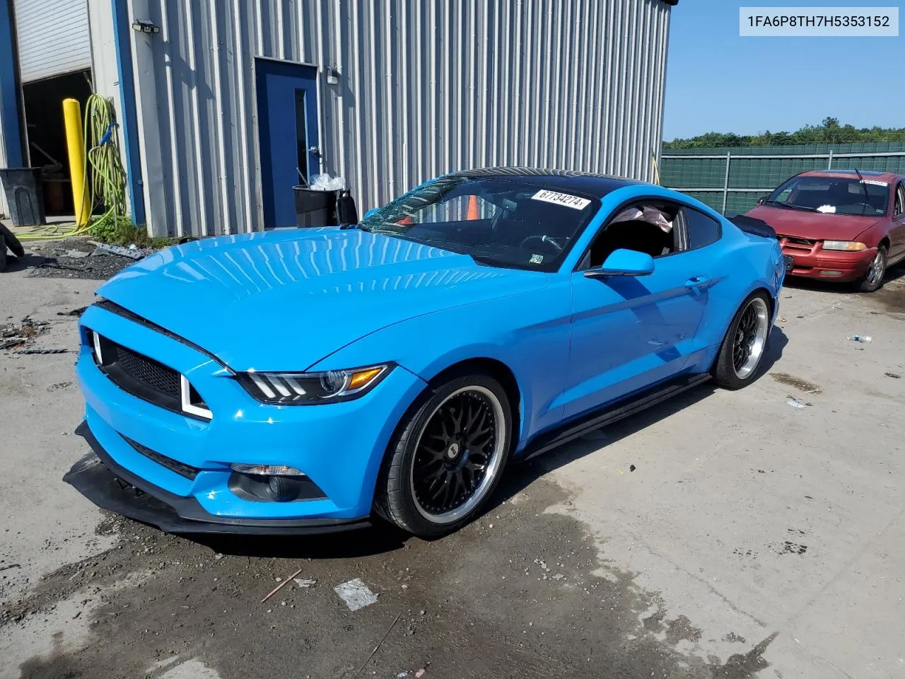 2017 Ford Mustang VIN: 1FA6P8TH7H5353152 Lot: 67734274