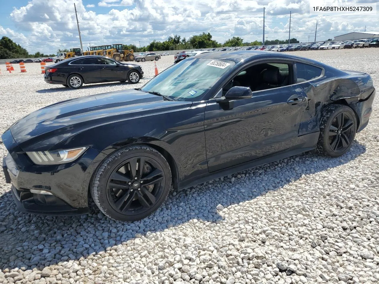 2017 Ford Mustang VIN: 1FA6P8THXH5247309 Lot: 68250604