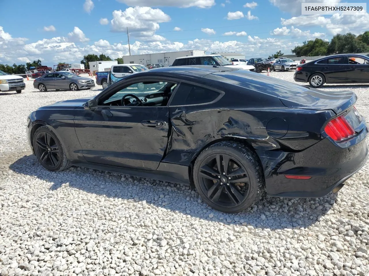 2017 Ford Mustang VIN: 1FA6P8THXH5247309 Lot: 68250604