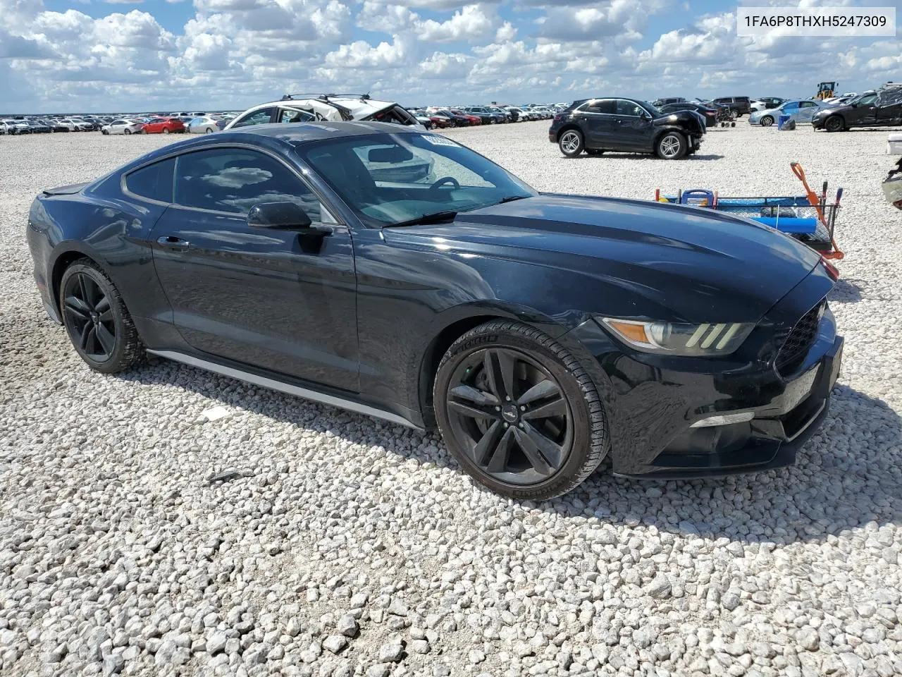 2017 Ford Mustang VIN: 1FA6P8THXH5247309 Lot: 68250604