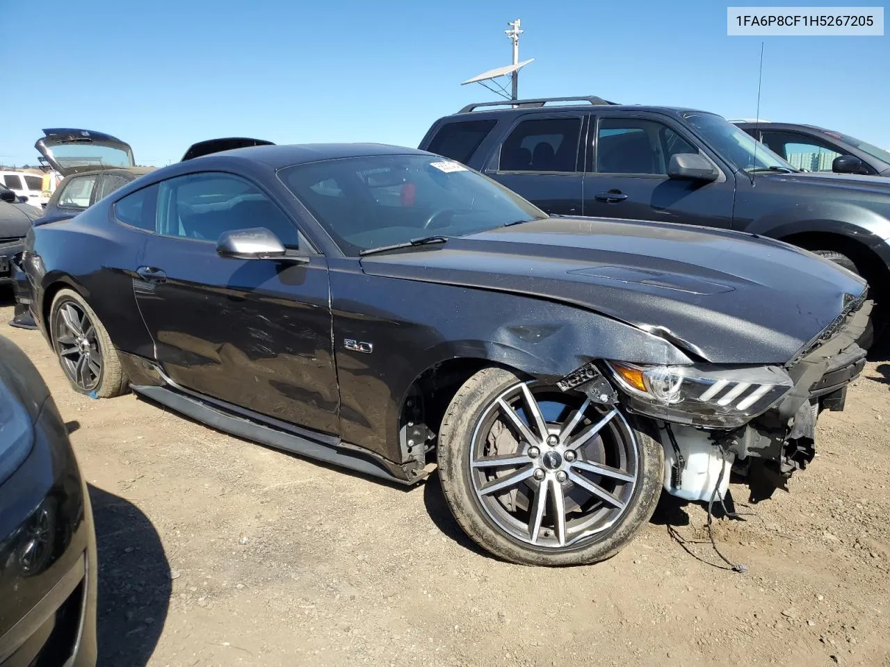 2017 Ford Mustang Gt VIN: 1FA6P8CF1H5267205 Lot: 68357404