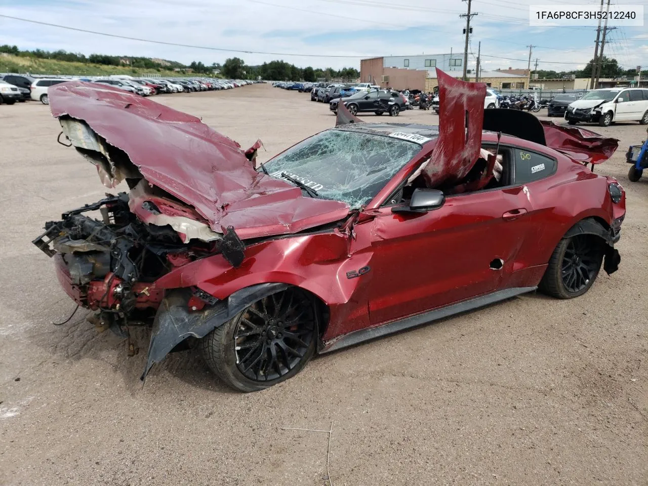 2017 Ford Mustang Gt VIN: 1FA6P8CF3H5212240 Lot: 68447104