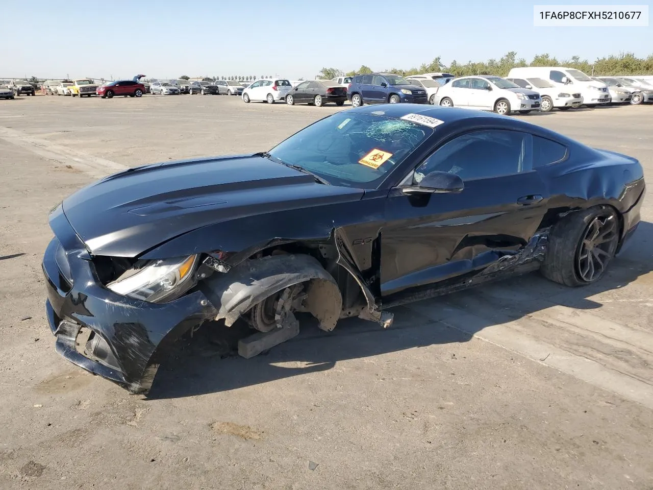 2017 Ford Mustang Gt VIN: 1FA6P8CFXH5210677 Lot: 69161594