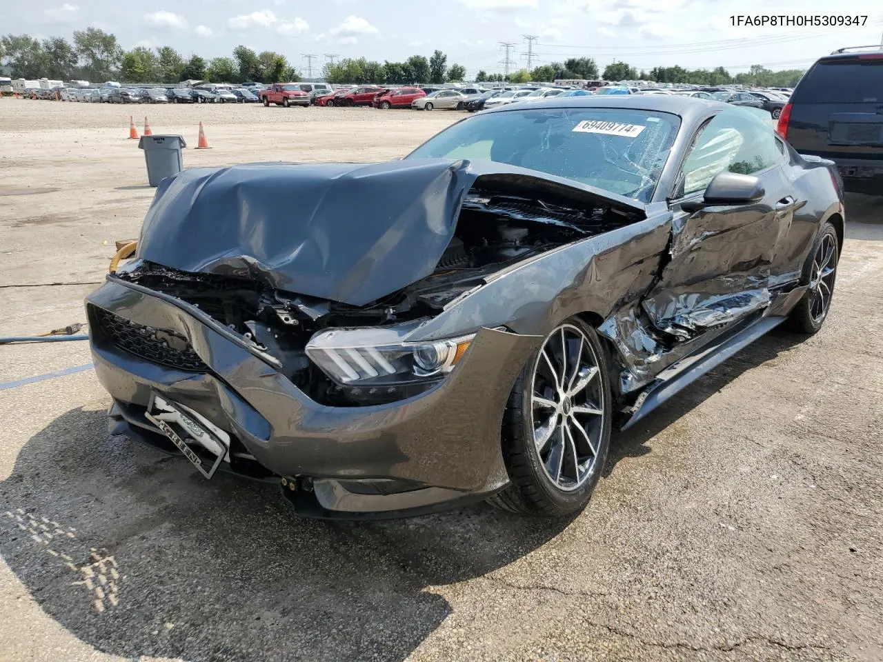 2017 Ford Mustang VIN: 1FA6P8TH0H5309347 Lot: 69409774