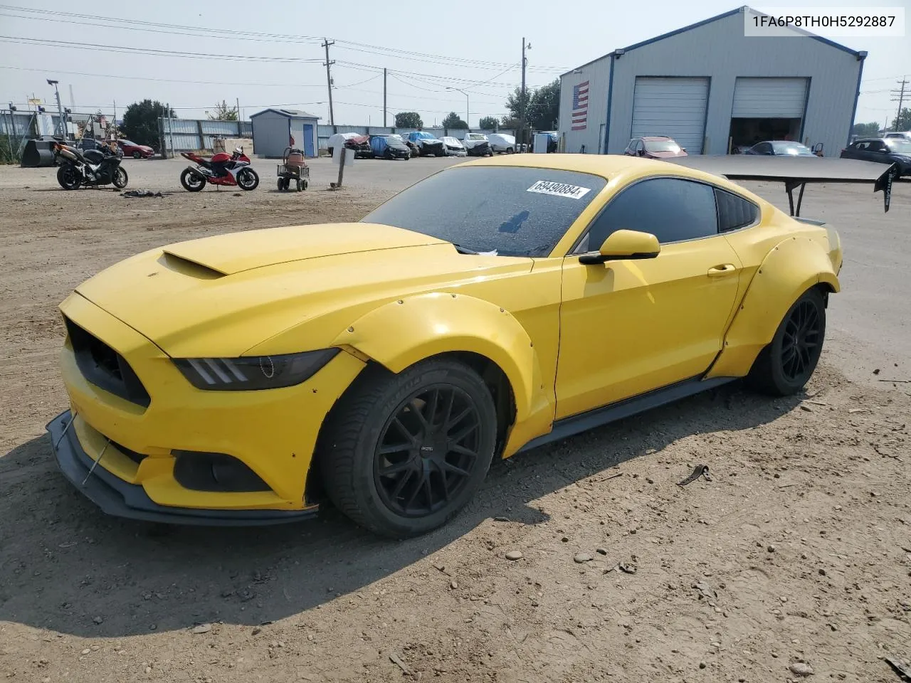 2017 Ford Mustang VIN: 1FA6P8TH0H5292887 Lot: 69490884