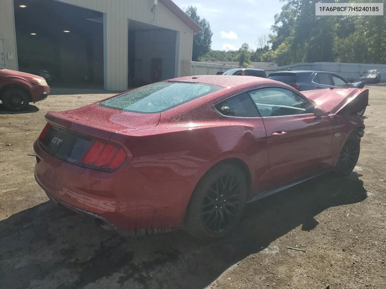 2017 Ford Mustang Gt VIN: 1FA6P8CF7H5240185 Lot: 70238654