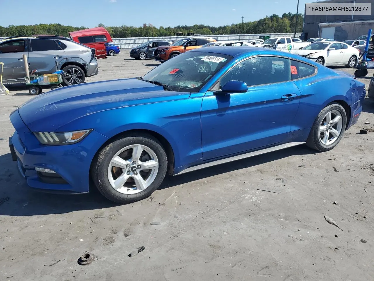 2017 Ford Mustang VIN: 1FA6P8AM4H5212877 Lot: 70400274