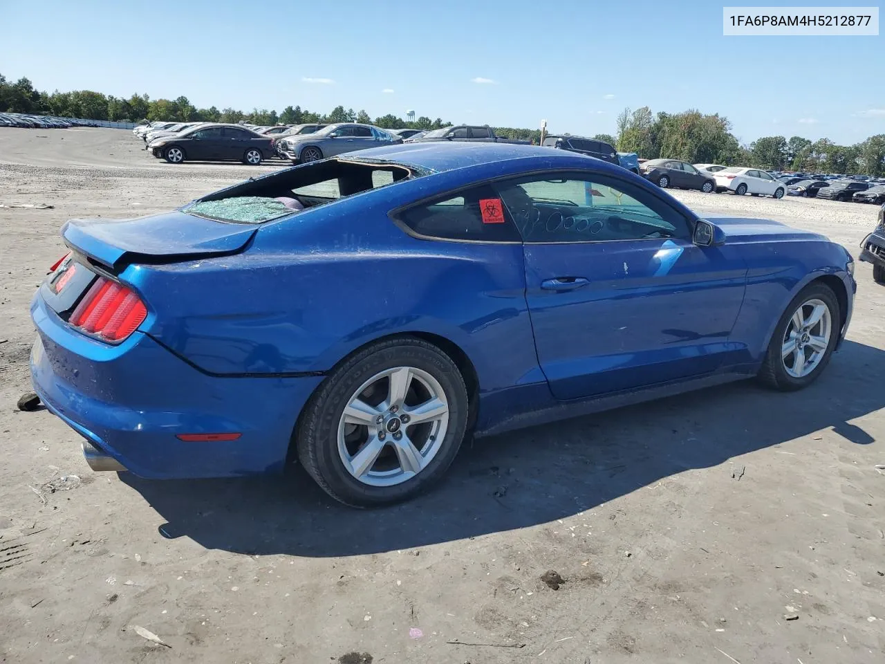 2017 Ford Mustang VIN: 1FA6P8AM4H5212877 Lot: 70400274