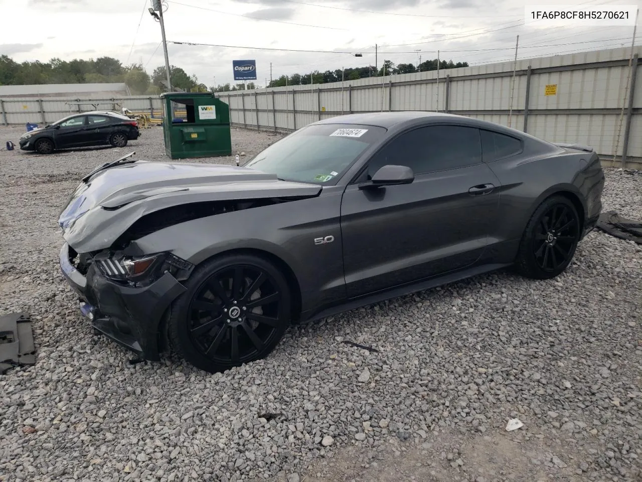 2017 Ford Mustang Gt VIN: 1FA6P8CF8H5270621 Lot: 70604674