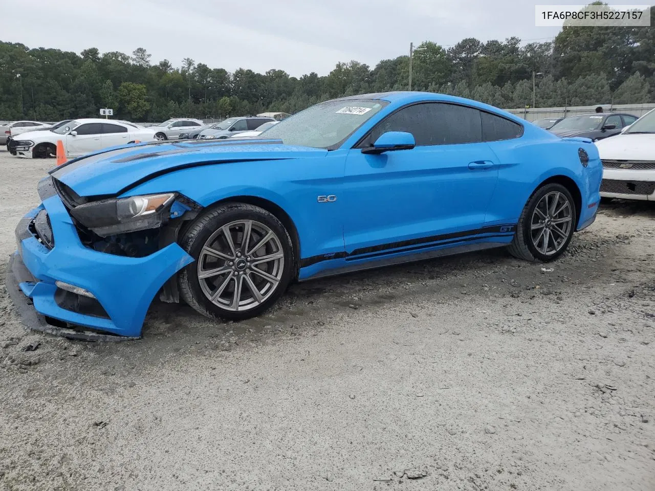 2017 Ford Mustang Gt VIN: 1FA6P8CF3H5227157 Lot: 70642714