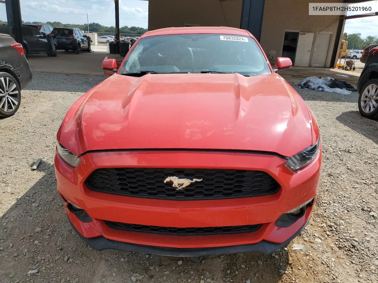 2017 Ford Mustang VIN: 1FA6P8TH2H5201960 Lot: 70832824