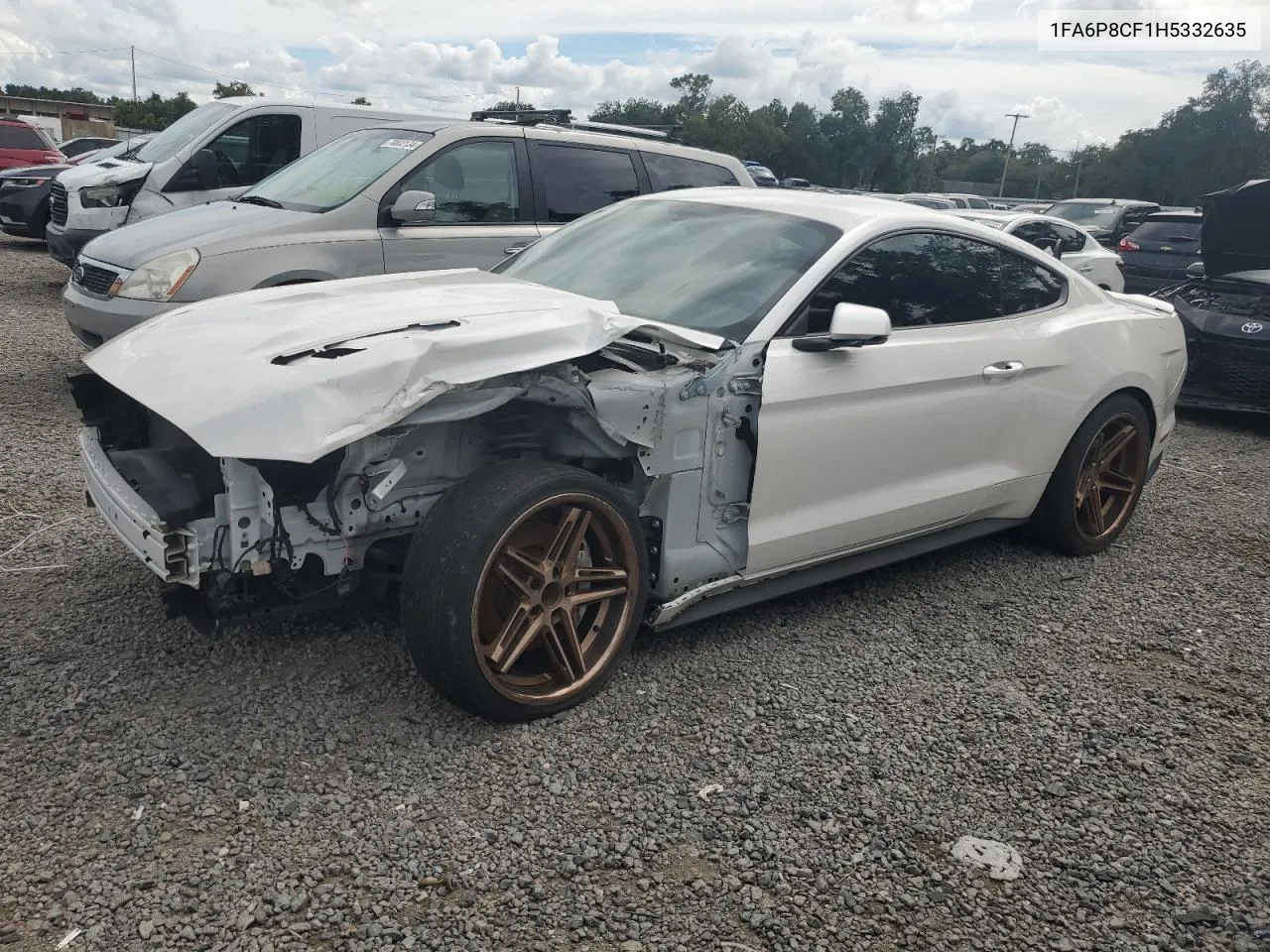 2017 Ford Mustang Gt VIN: 1FA6P8CF1H5332635 Lot: 70862334