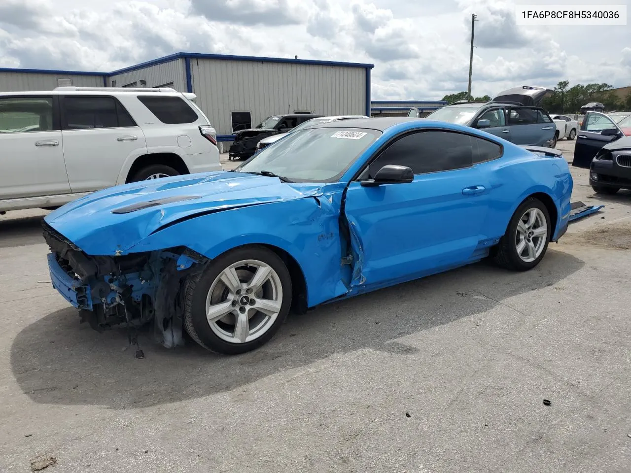 2017 Ford Mustang Gt VIN: 1FA6P8CF8H5340036 Lot: 71240684