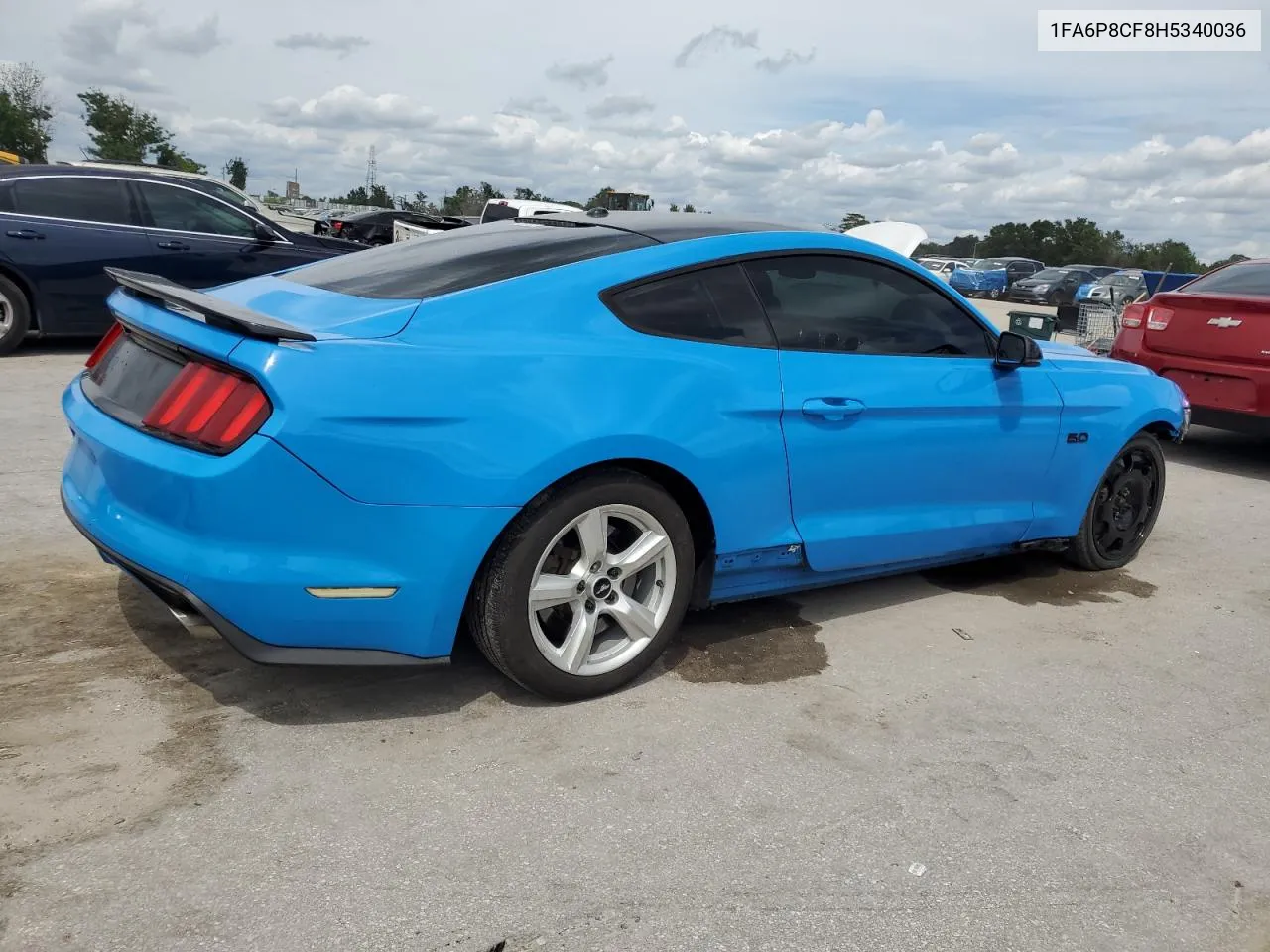 2017 Ford Mustang Gt VIN: 1FA6P8CF8H5340036 Lot: 71240684