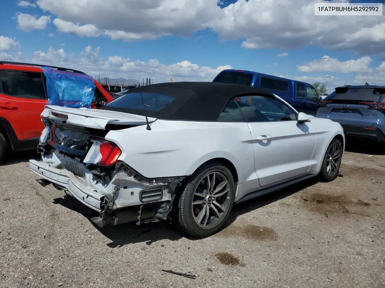 2017 Ford Mustang VIN: 1FATP8UH6H5292992 Lot: 71450014