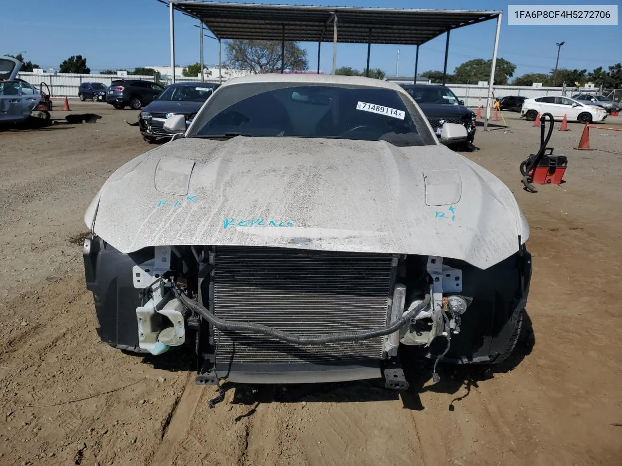 2017 Ford Mustang Gt VIN: 1FA6P8CF4H5272706 Lot: 71489114