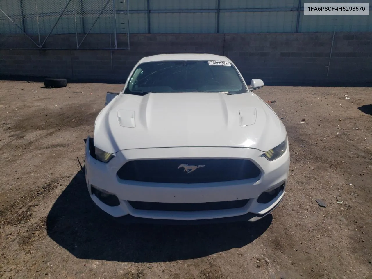 2017 Ford Mustang Gt VIN: 1FA6P8CF4H5293670 Lot: 71654614