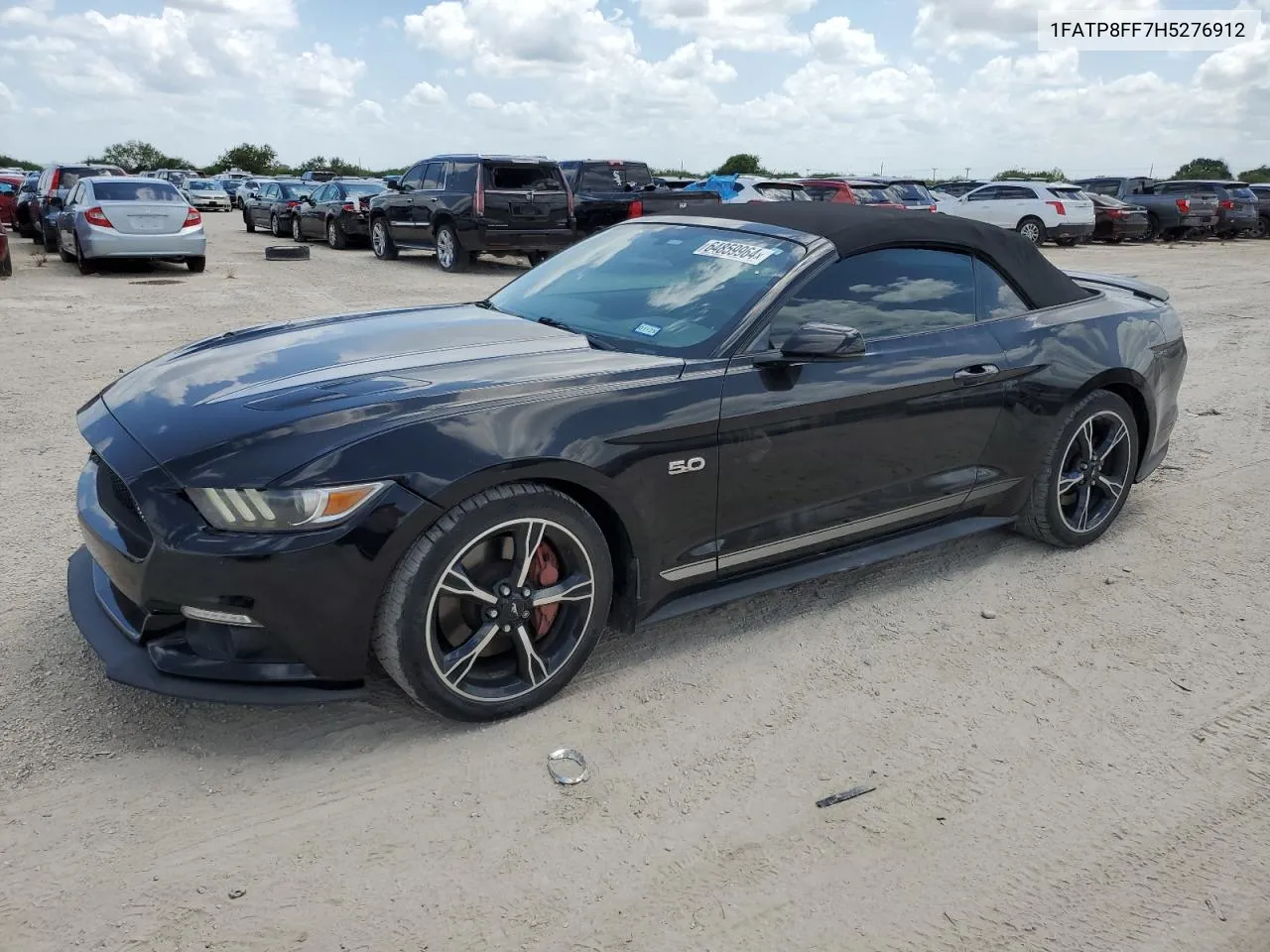 2017 Ford Mustang Gt VIN: 1FATP8FF7H5276912 Lot: 71766994