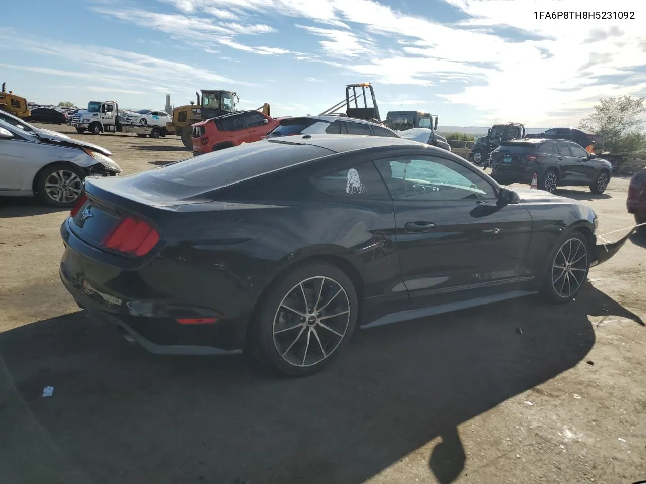 2017 Ford Mustang VIN: 1FA6P8TH8H5231092 Lot: 71969354