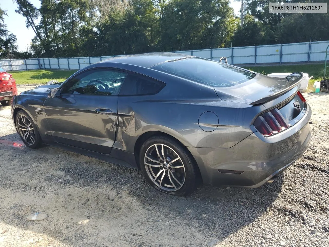 2017 Ford Mustang VIN: 1FA6P8TH1H5212691 Lot: 72029814