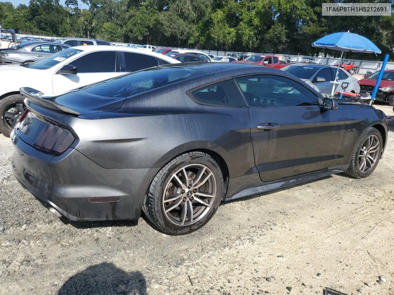 2017 Ford Mustang VIN: 1FA6P8TH1H5212691 Lot: 72029814