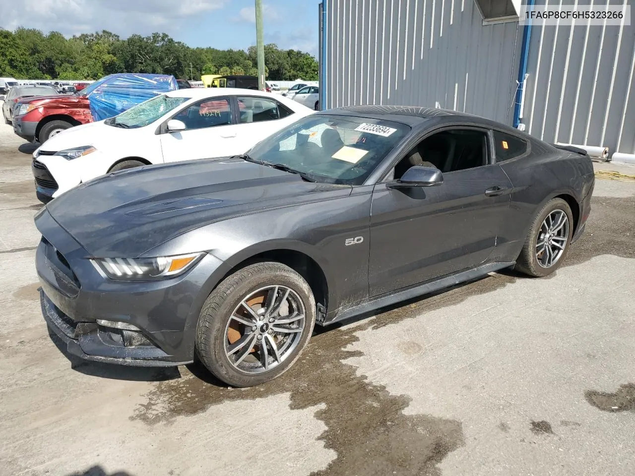 2017 Ford Mustang Gt VIN: 1FA6P8CF6H5323266 Lot: 72233694