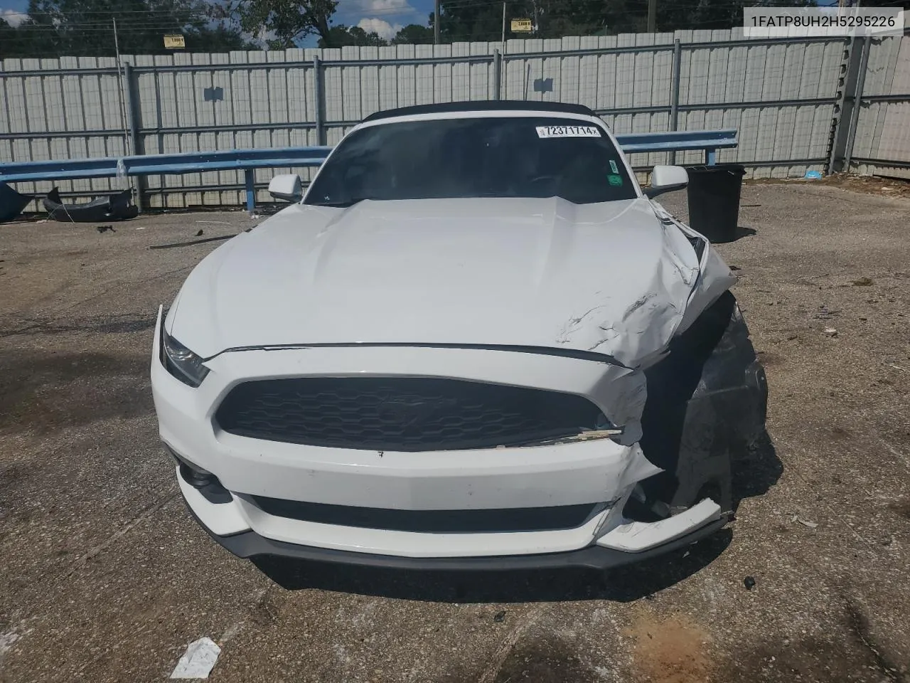 2017 Ford Mustang VIN: 1FATP8UH2H5295226 Lot: 72371714