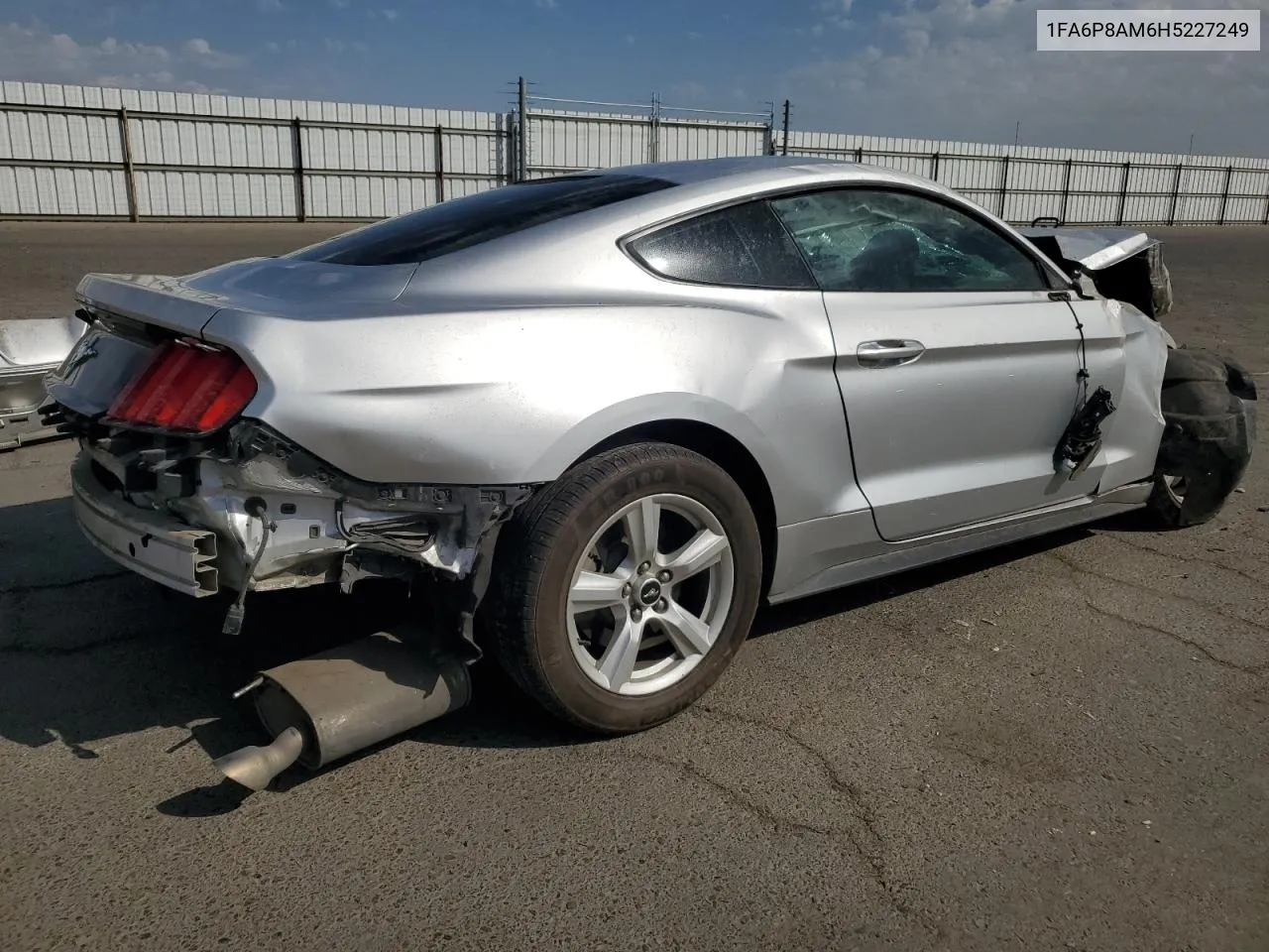 2017 Ford Mustang VIN: 1FA6P8AM6H5227249 Lot: 72466114