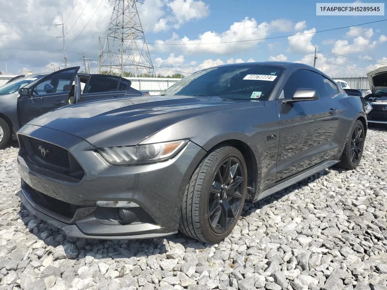 2017 Ford Mustang Gt VIN: 1FA6P8CF3H5289545 Lot: 72767774