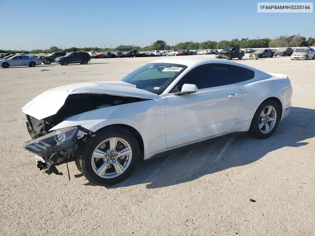 2017 Ford Mustang VIN: 1FA6P8AM9H5235166 Lot: 72844664